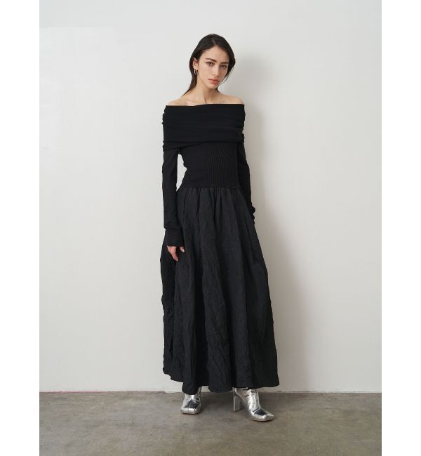 ELENDEEK「SHEER KNIT OFF SHOULDER」|ニット・セーター|
