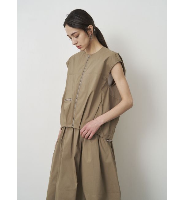 ELENDEEK「ZIP COCOON BL」|シャツ・ブラウス|