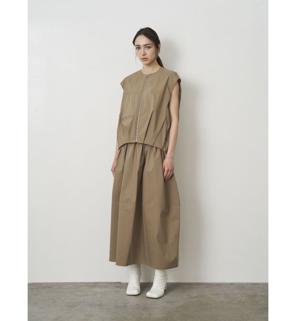 ELENDEEK「ZIP COCOON BL」|シャツ・ブラウス|