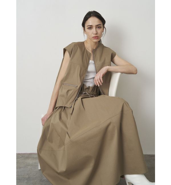 ELENDEEK「ZIP COCOON BL」|シャツ・ブラウス|