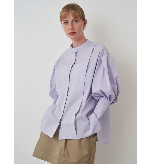 ELENDEEK「TUCK CUFF SHIRT BL」|シャツ・ブラウス|