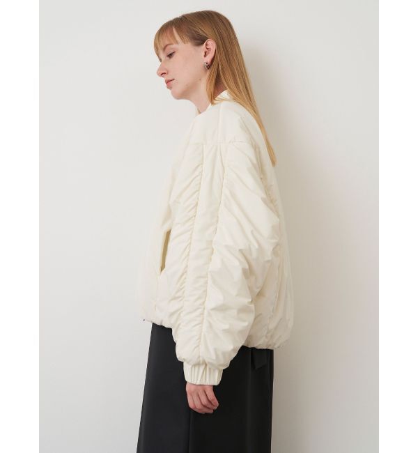 ELENDEEK「PATTED GATHER MA-1 BZ」|ブルゾン・スタジャン|