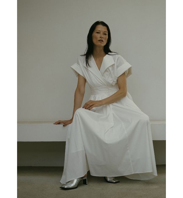 ELENDEEK「OPEN COLLAR SHIRT OP」|ワンピース|