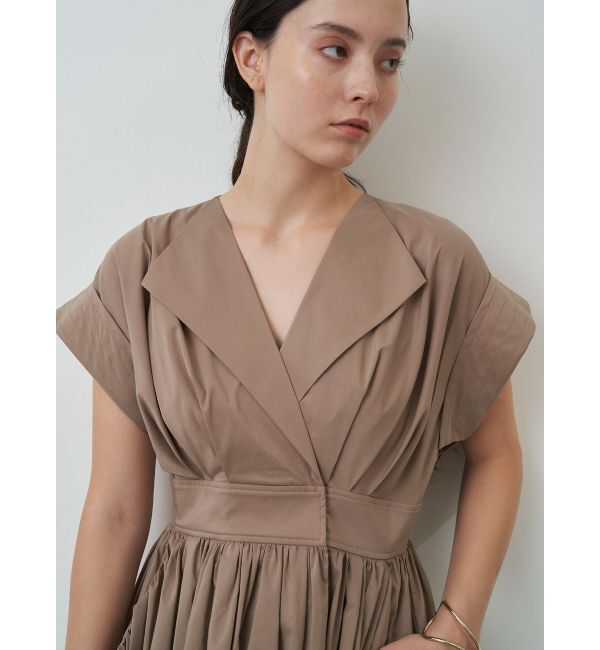 ELENDEEK「OPEN COLLAR SHIRT OP」|ワンピース|