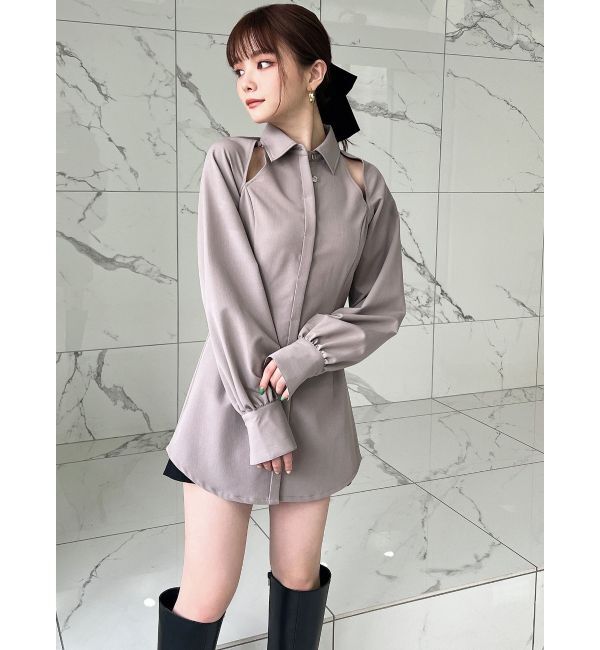 RESEXXY「ポイントオープンシャツ」|シャツ・ブラウス|