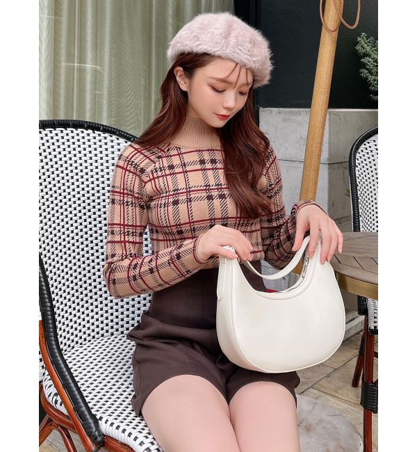 RESEXXY「ハーフムーンコンパクトバッグ」|ハンドバッグ|