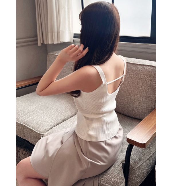 RESEXXY「ニットタンクトップ【セットアップ着用可能】」|タンクトップ|