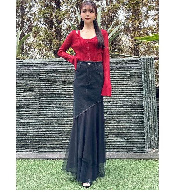 RESEXXY「ニットタンクトップ【セットアップ着用可能】」|タンクトップ|