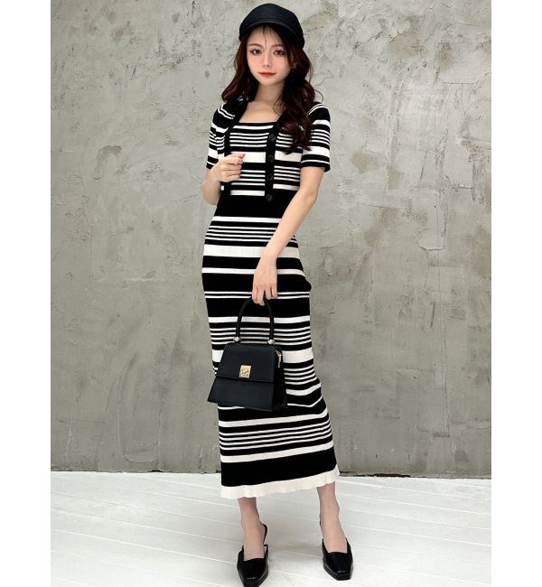 RESEXXY「5分袖ショートカーディガン【セットアップ着用可能】」|カーディガン|