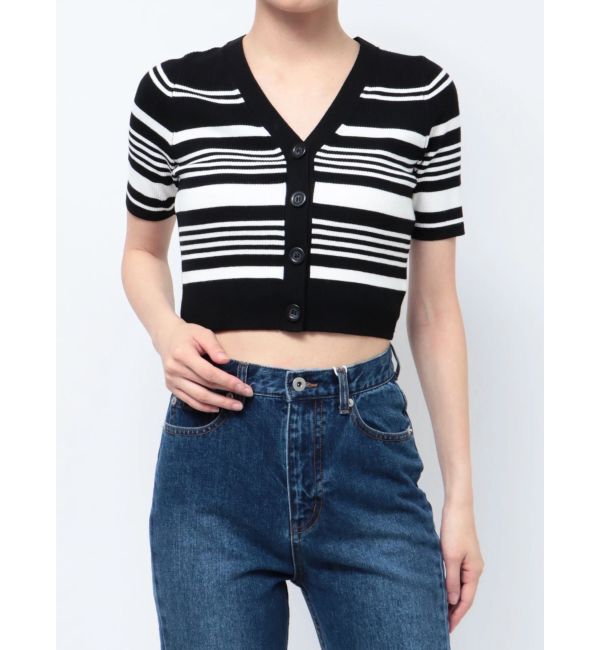 RESEXXY「5分袖ショートカーディガン【セットアップ着用可能】」|カーディガン|