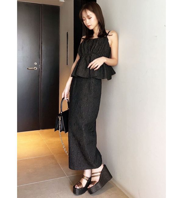 RESEXXY「ジャガードタイトスカート【セットアップ着用可能】」|スカート|