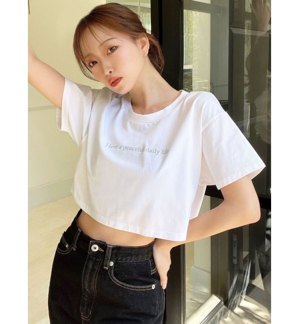 RESEXXY「ロゴ刺繍Tシャツ」|Tシャツ・カットソー|