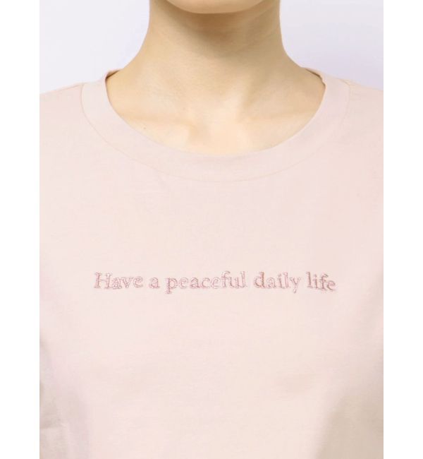 RESEXXY「ロゴ刺繍Tシャツ」|Tシャツ・カットソー|