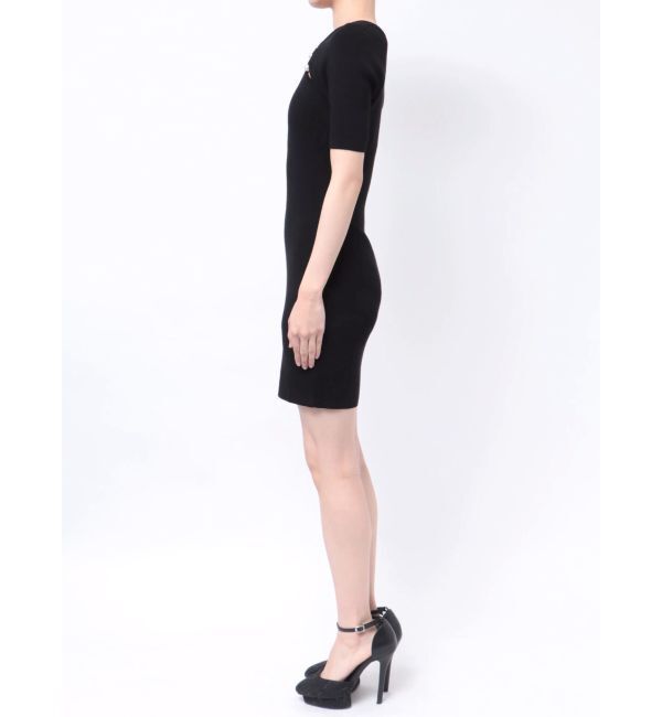 RESEXXY「パールビーズリブニットワンピース」|ワンピース|