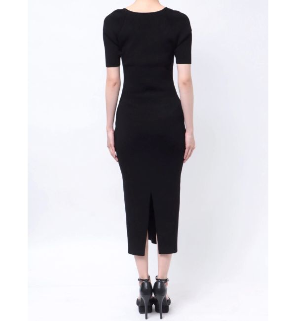 RESEXXY「パールビーズリブニットワンピース」|ワンピース|