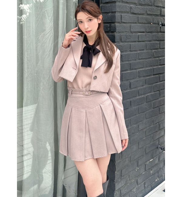 RESEXXY「クロップドジャケット【セットアップ着用可能】」|テーラードジャケット|