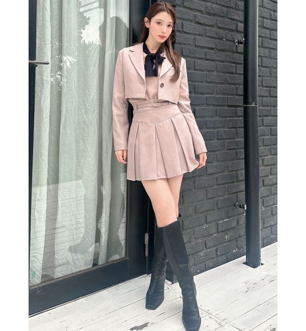 RESEXXY「クロップドジャケット【セットアップ着用可能】」|テーラードジャケット|