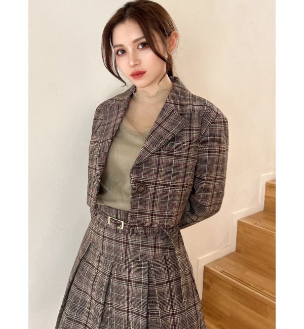 RESEXXY「クロップドジャケット【セットアップ着用可能】」|テーラードジャケット|