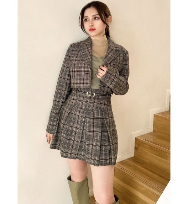 RESEXXY「クロップドジャケット【セットアップ着用可能】」|テーラードジャケット|