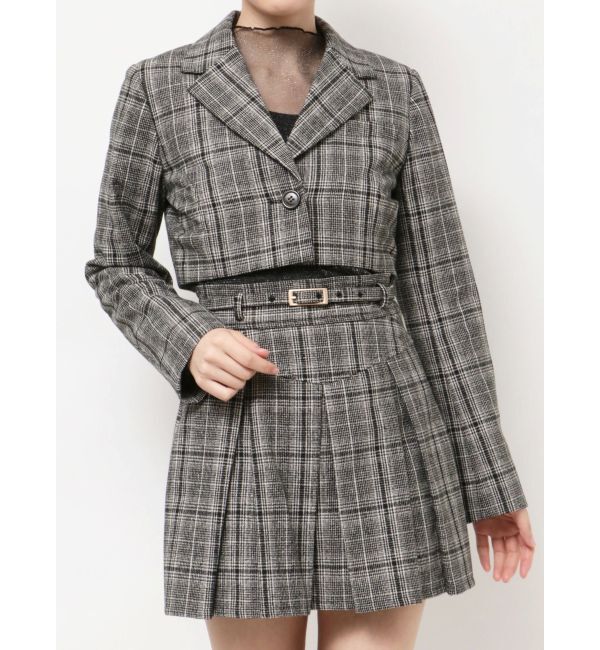 RESEXXY「クロップドジャケット【セットアップ着用可能】」|テーラードジャケット|