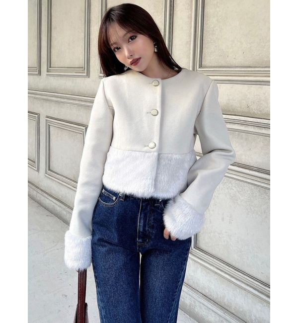 RESEXXY「ヘムファーシャイニーブルゾン」|ブルゾン・スタジャン|