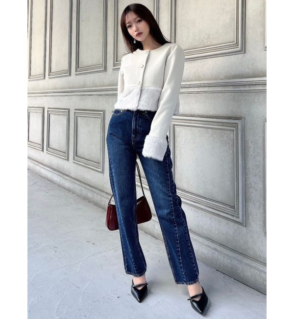 RESEXXY「ヘムファーシャイニーブルゾン」|ブルゾン・スタジャン|