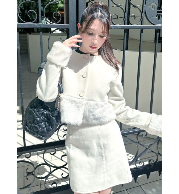 RESEXXY「ヘムファーシャイニーブルゾン」|ブルゾン・スタジャン|