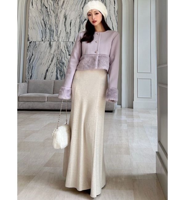 RESEXXY「ヘムファーシャイニーブルゾン」|ブルゾン・スタジャン|