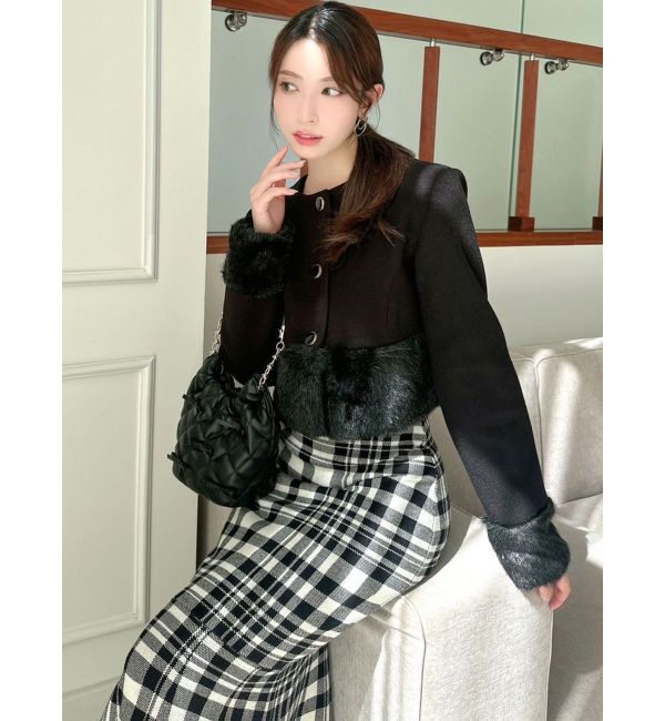 RESEXXY「ヘムファーシャイニーブルゾン」|ブルゾン・スタジャン|