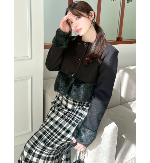 RESEXXY「ヘムファーシャイニーブルゾン」|ブルゾン・スタジャン|