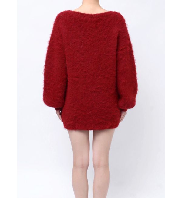 RESEXXY「ルーズマフラーニットチュニック」|ワンピース|