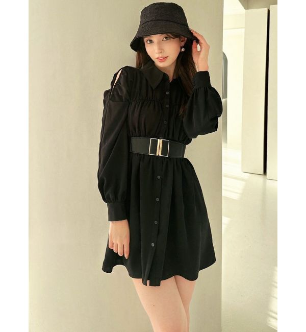 RESEXXY「スクエアバックルゴムベルト」|ベルト|