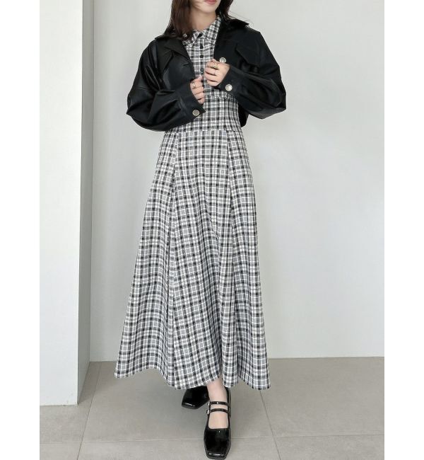 dazzlin「ショートカーブライダースジャケット」|ライダースジャケット|