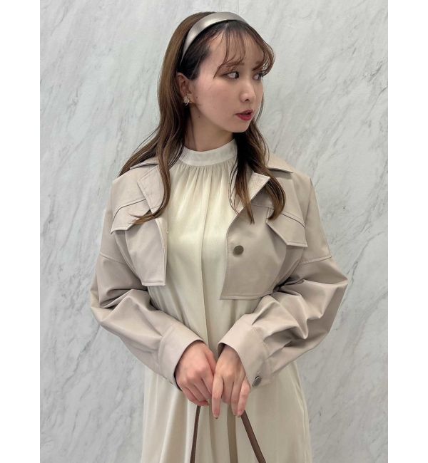 dazzlin「ショートカーブライダースジャケット」|ライダースジャケット|