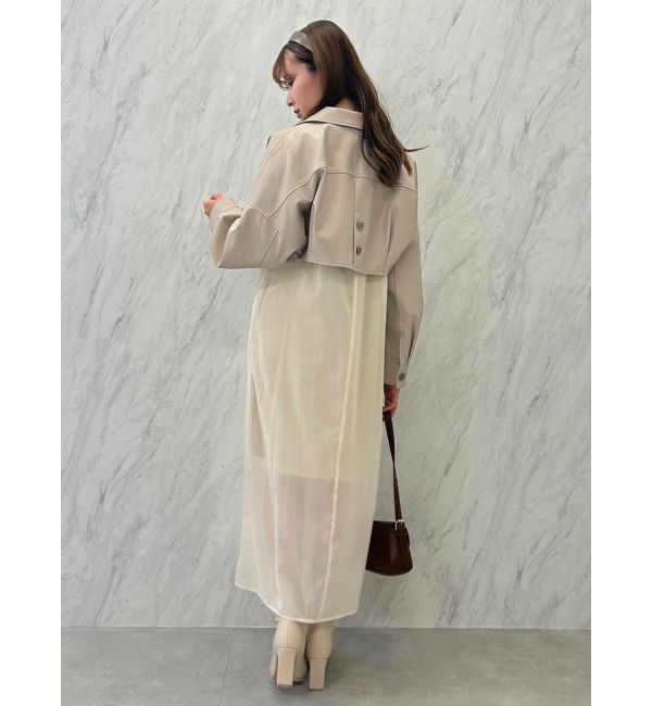 dazzlin「ショートカーブライダースジャケット」|ライダースジャケット|