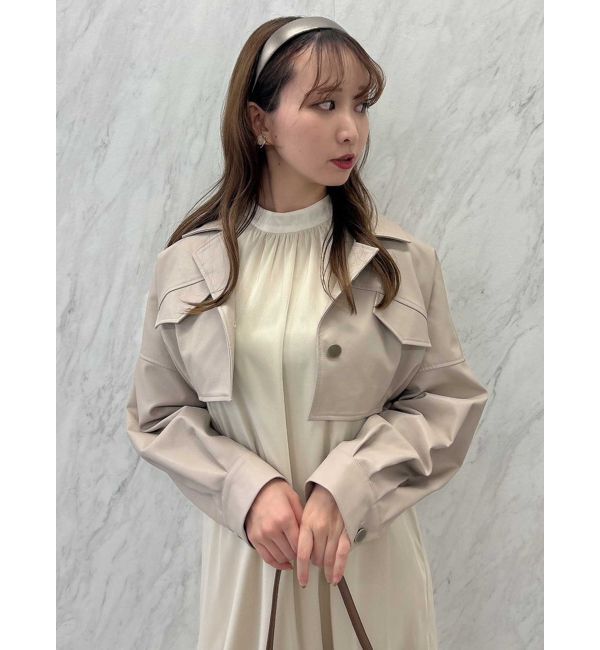 dazzlin「ショートカーブライダースジャケット」|ライダースジャケット|