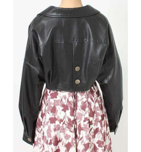 dazzlin「ショートカーブライダースジャケット」|ライダースジャケット|