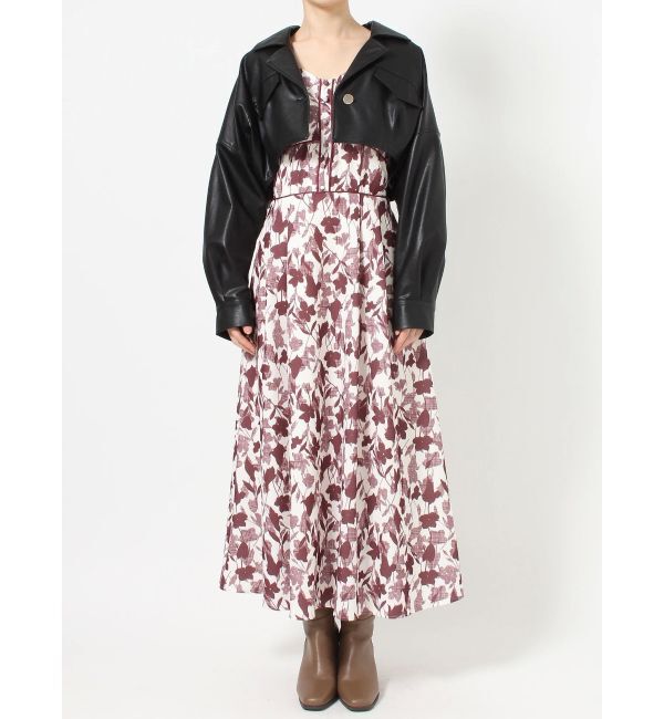 dazzlin「ショートカーブライダースジャケット」|ライダースジャケット|