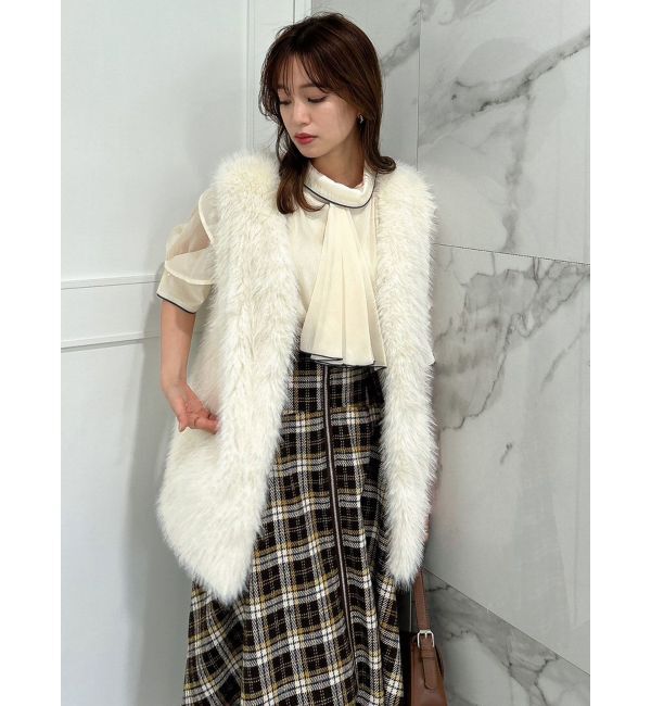 dazzlin「ソフティーファーベスト」|ベスト・ジレ|