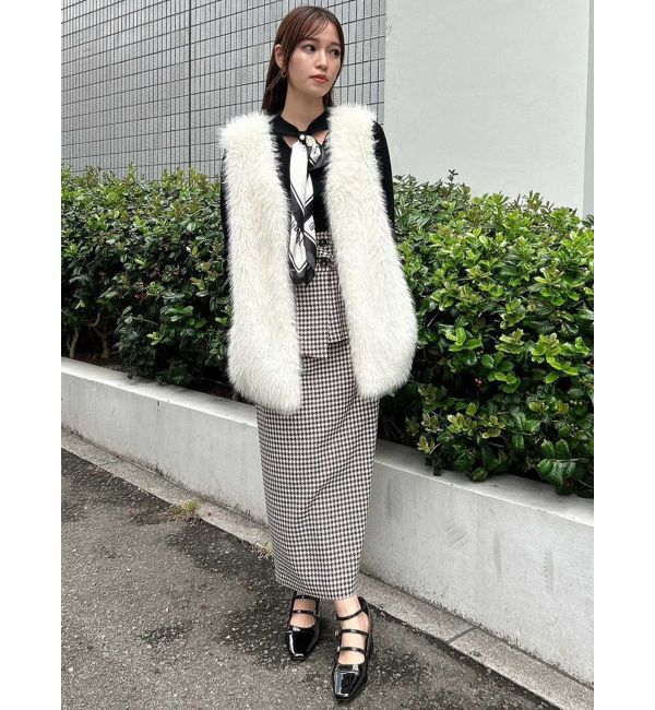 dazzlin「ソフティーファーベスト」|ベスト・ジレ|