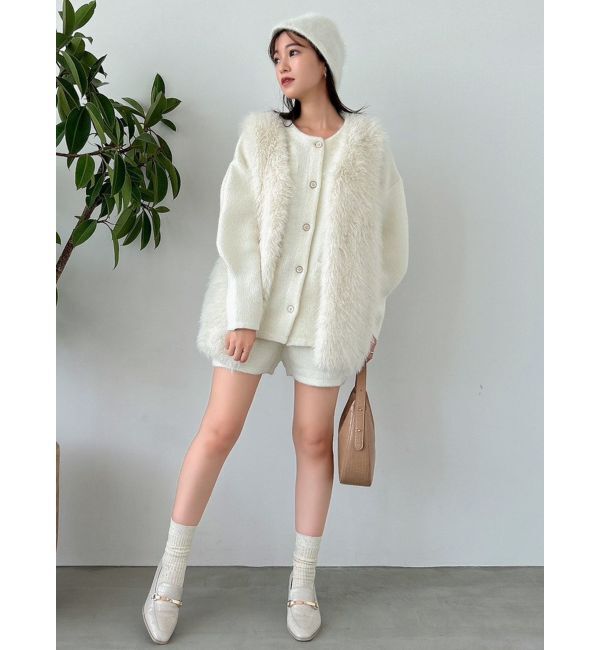 dazzlin「ソフティーファーベスト」|ベスト・ジレ|