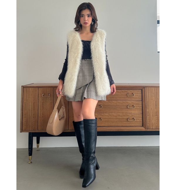 dazzlin「ソフティーファーベスト」|ベスト・ジレ|