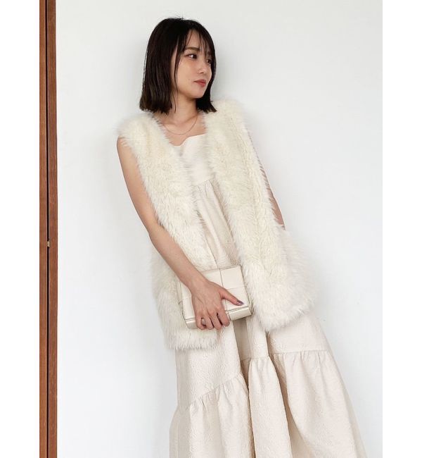 dazzlin「ソフティーファーベスト」|ベスト・ジレ|