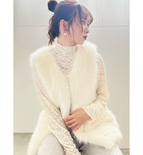 dazzlin「ソフティーファーベスト」|ベスト・ジレ|