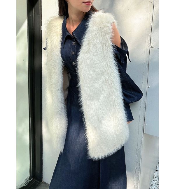 dazzlin「ソフティーファーベスト」|ベスト・ジレ|