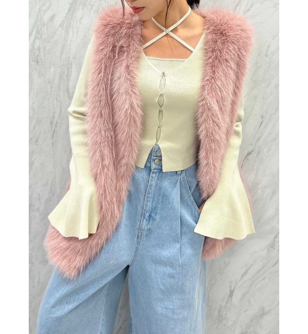 dazzlin「ソフティーファーベスト」|ベスト・ジレ|