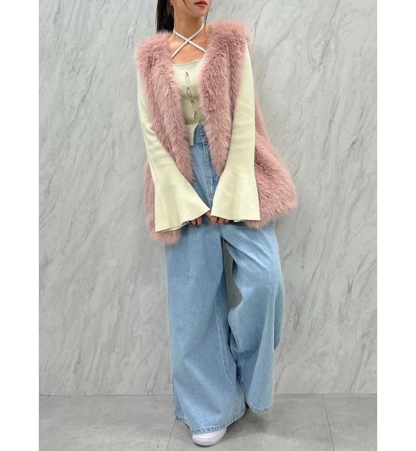 dazzlin「ソフティーファーベスト」|ベスト・ジレ|