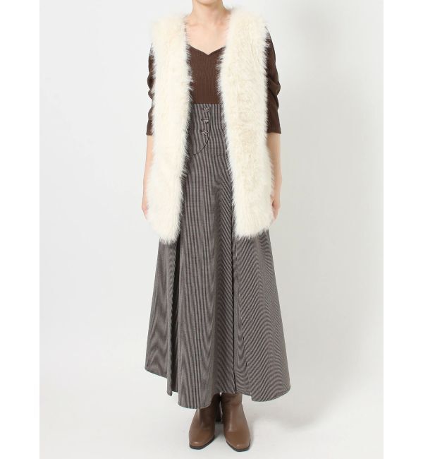 dazzlin「ソフティーファーベスト」|ベスト・ジレ|