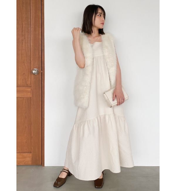 dazzlin「ソフティーファーベスト」|ベスト・ジレ|