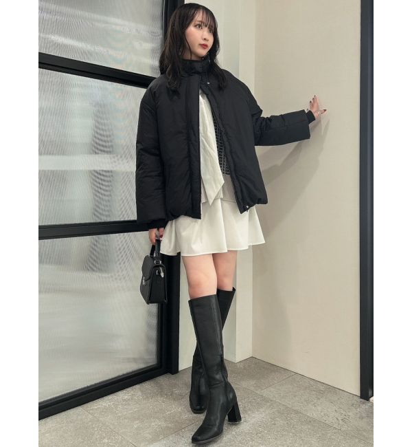 dazzlin「スタンドミドルブルゾン」|ブルゾン・スタジャン|